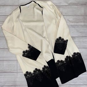 Charter Club Floral Lace Cardigan